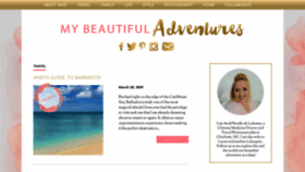 What Mybeautifuladventures.com website looked like in 2019 (5 years ago)