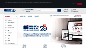 What Melindainstal.ro website looked like in 2019 (6 years ago)