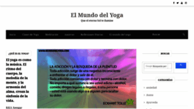 What Mundodelyoga.com website looked like in 2019 (5 years ago)