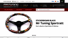 What Mrtuning.se website looked like in 2019 (5 years ago)