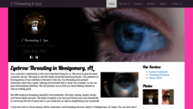 What Montgomeryeyebrowthreading.com website looked like in 2019 (5 years ago)