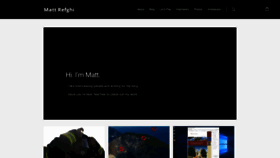 What Mattrefghi.com website looked like in 2019 (5 years ago)