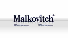 What Malkovitch.se website looked like in 2019 (5 years ago)