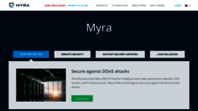 What Myracloud.net website looked like in 2019 (5 years ago)