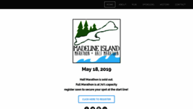 What Madelineislandmarathon.com website looked like in 2019 (5 years ago)