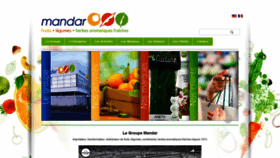 What Mandar.fr website looked like in 2019 (5 years ago)