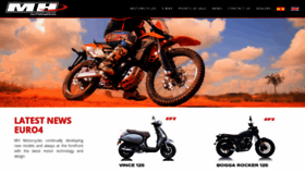 What Mhmotorcycles.com website looked like in 2019 (5 years ago)