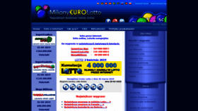 What Milionyeurolotto.pl website looked like in 2019 (5 years ago)