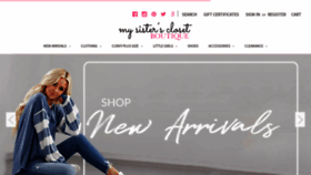 What Mysisterscloset-boutique.com website looked like in 2019 (5 years ago)