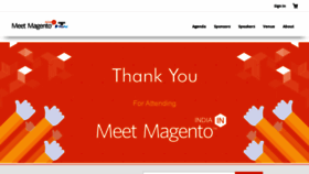 What Meetmagento.in website looked like in 2019 (5 years ago)
