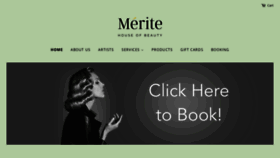 What Meritehob.com website looked like in 2019 (5 years ago)