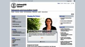 What Mnf.uzh.ch website looked like in 2019 (6 years ago)