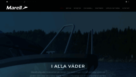 What Marellboats.se website looked like in 2019 (5 years ago)