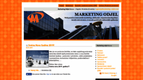 What Marketing-odjel.com website looked like in 2019 (5 years ago)