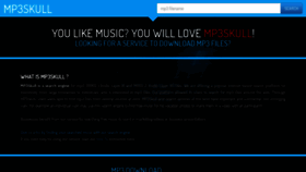 What Mp3skulls.to website looked like in 2019 (5 years ago)