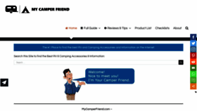 What Mycamperfriend.com website looked like in 2019 (5 years ago)