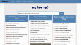 What My-free-mp3.cc website looked like in 2019 (5 years ago)