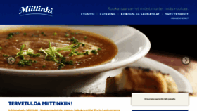 What Miittinki.fi website looked like in 2019 (5 years ago)