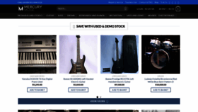 What Mercurymusic.co.za website looked like in 2019 (5 years ago)