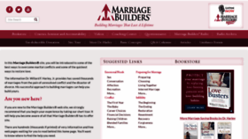What Marriagebuilders.com website looked like in 2019 (5 years ago)