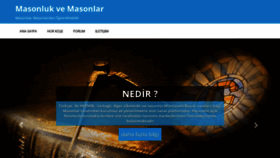 What Masonlar.org website looked like in 2019 (5 years ago)