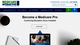 What Medicareinteractive.org website looked like in 2019 (5 years ago)