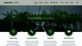 What Maritimegrown.com website looked like in 2019 (5 years ago)