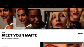 What Maccosmetics.co.za website looked like in 2019 (5 years ago)