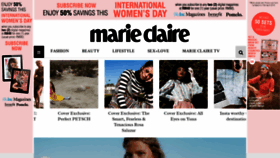 What Marieclaire.com.my website looked like in 2019 (5 years ago)