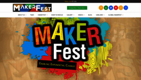 What Makerfest.com website looked like in 2019 (5 years ago)