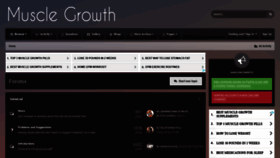 What Muscle-growth.org website looked like in 2019 (5 years ago)
