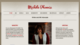 What Michelephoenix.com website looked like in 2019 (5 years ago)