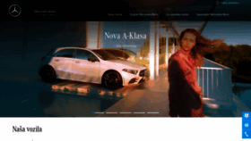 What Mercedes-benz.rs website looked like in 2019 (5 years ago)