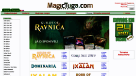 What Magictuga.com website looked like in 2019 (5 years ago)
