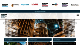 What Morgansindall.com website looked like in 2019 (5 years ago)