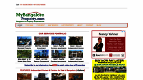 What Mybangaloreproperty.com website looked like in 2019 (5 years ago)
