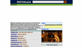 What Mp3raid.com website looked like in 2019 (5 years ago)
