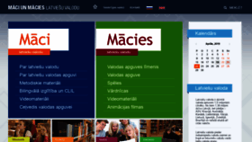 What Maciunmacies.valoda.lv website looked like in 2019 (5 years ago)