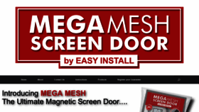 What Megamesh.co website looked like in 2019 (5 years ago)