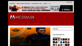 What Marcos-musik.com website looked like in 2019 (5 years ago)