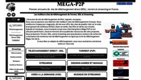 What Mega-p2p.net website looked like in 2019 (5 years ago)