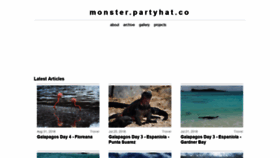 What Monster.partyhat.co website looked like in 2019 (5 years ago)