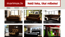 What Marimax.lv website looked like in 2019 (5 years ago)