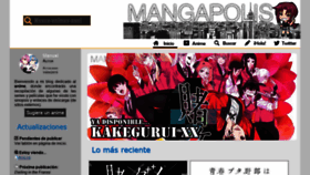 What Mangapolis.net website looked like in 2019 (4 years ago)