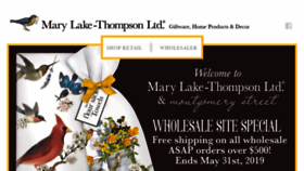 What Marylakethompson.com website looked like in 2019 (5 years ago)