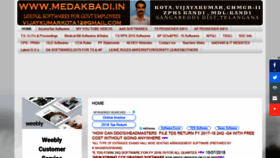 What Medakbadi.in website looked like in 2019 (4 years ago)