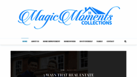 What Magicmomentscollections.com website looked like in 2019 (5 years ago)