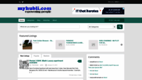 What Myhubli.com website looked like in 2019 (5 years ago)