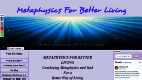 What Metaphysics-for-better-living.com website looked like in 2019 (5 years ago)