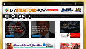 What Mystratfordnow.com website looked like in 2019 (4 years ago)